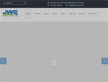 Tablet Screenshot of jwe-baumann.de